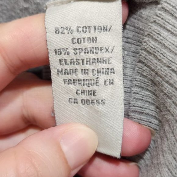 AE City Bow Front Sweater Women's Size 1X Gray Short Sleeve Top - Picture 9 of 15